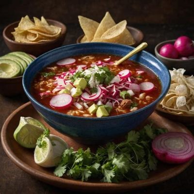 Pozole! Een rijke bouillon met mals vlees en knapperige toppings voor een onvergetelijke smaakbeleving!